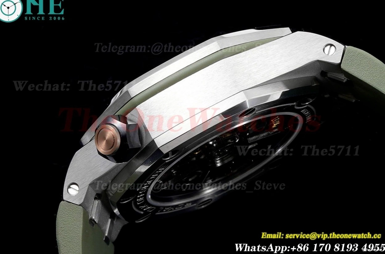 Green Royal 42mm Oak A4308 SS Stk Clone RU Diver Offshore APS 15720 Super 0511